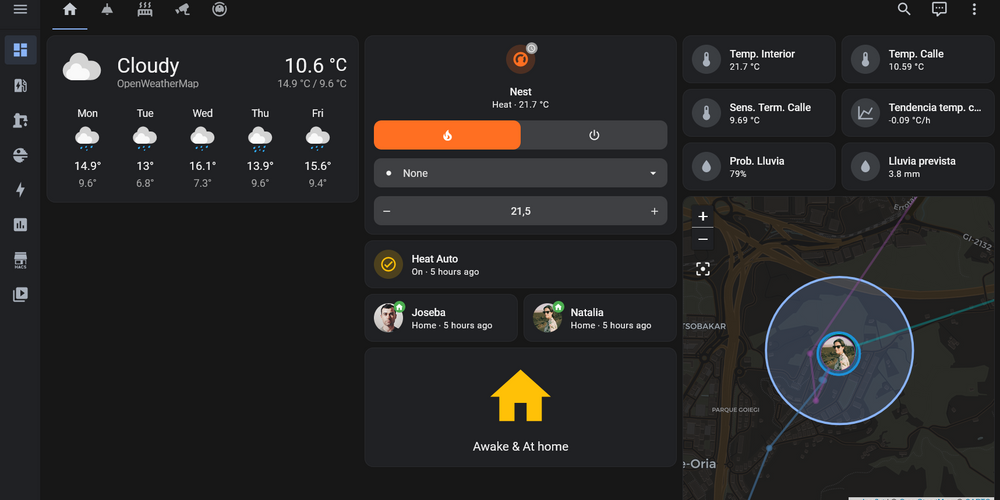 Home automation y dashboarding en Home Assistant
